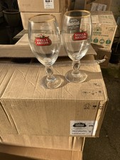 Stella Artois Chalice Official CE Stamped Half Pint Glass Brand New - Box of 24 