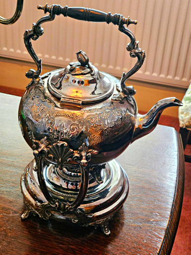 Silver plate repousse - silver,