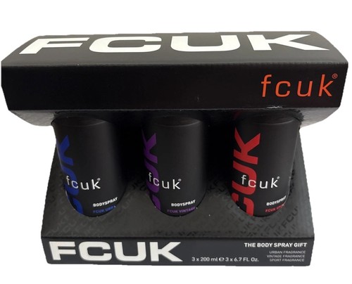 Fcuk body spray - body, 3pcs