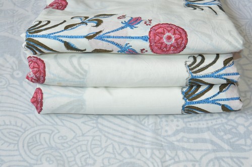 Hand block floral - block, print