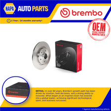 2x Brake Discs Pair Solid fits