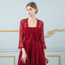 Women Chic Lace Front Open