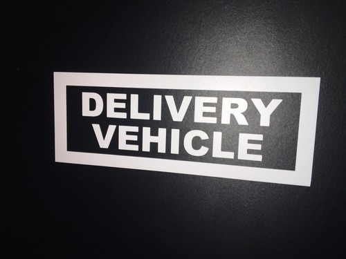 Delivery vehicle stickers - vehicle,