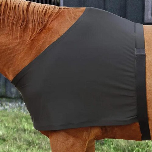 Black stretch horse shoulder - black,