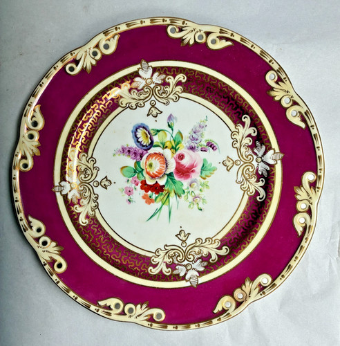 Antique porcelain hand - antique, painted