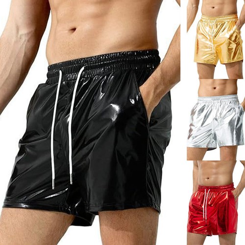 New mens leather shorts - new, pu