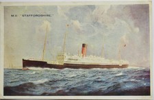 Vintage Shipping Postcard of