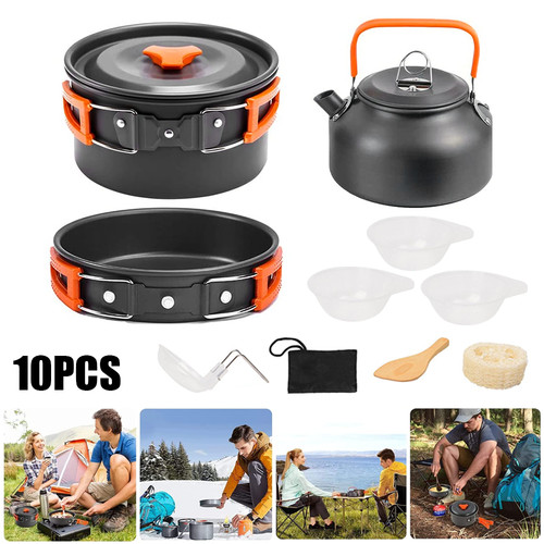 Camping cookware set outdoor - camping,