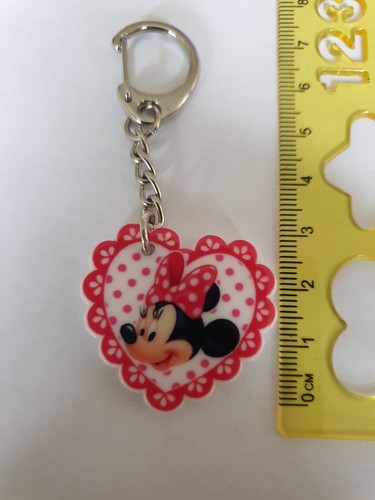 Minnie mouse keyring - minnie,