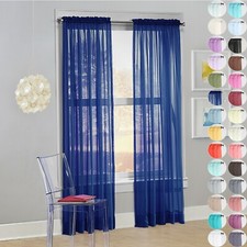 Pair high quality voile - a,