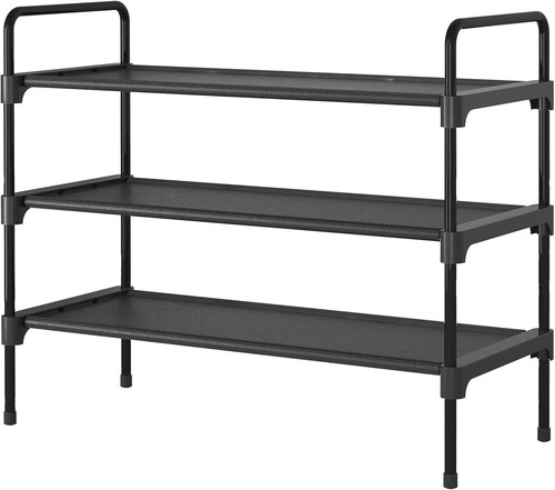Black tier shoe rack - tier,