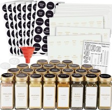 24 Piece Spice Jar Set with