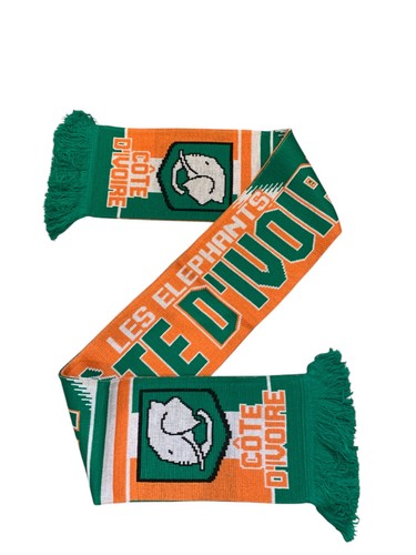 Ivory coast football scarf - ivory,