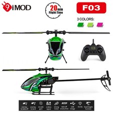 F03 RC Helicopter 4CH 2.4G Remote Control Helicopter 6-Axis Gyro Flybarless RTF