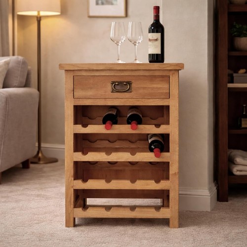 Oakcroft rustic oak wine - oak,