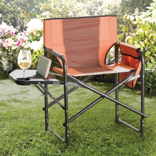 Folding director chair with - folding,