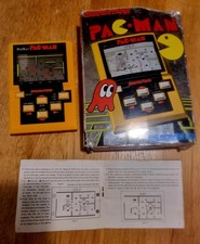 Retro Grandstand Hand Held Pacman Big Screen LCD Game With Original Box