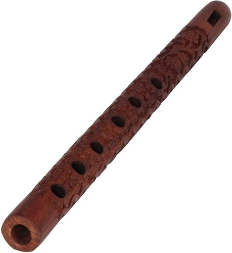 Hand carved wooden flute - carved,