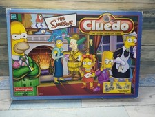 The Simpsons Cluedo Detective Board Game by Hasbro COMPLETE