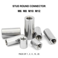 Round Studding Connector Nuts