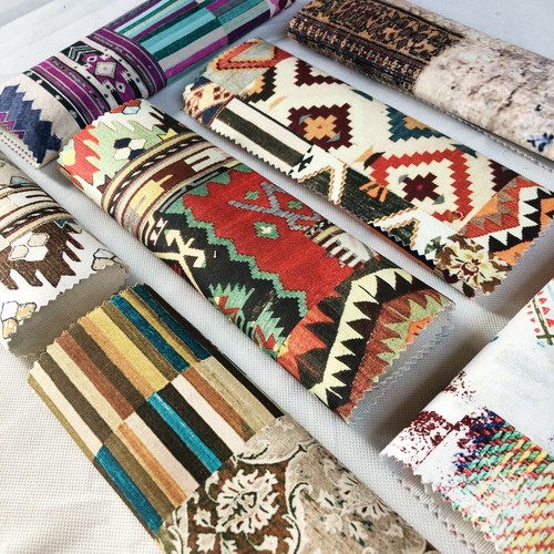 Quirky tribal patchwork velvet - tribal,