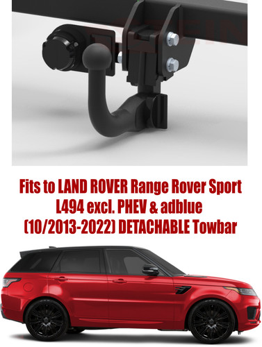 Detachable tow bar - bar, for