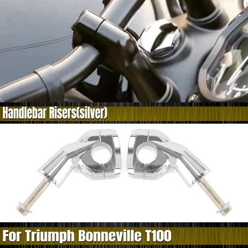 Silver handlebar riser - silver,