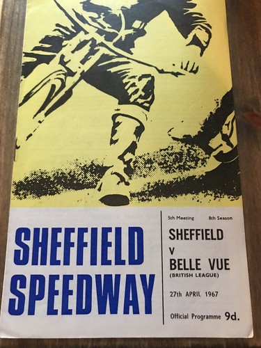 1967 sheffield belle vue - sheffield,