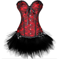 Women Black Waist Cincher Lace