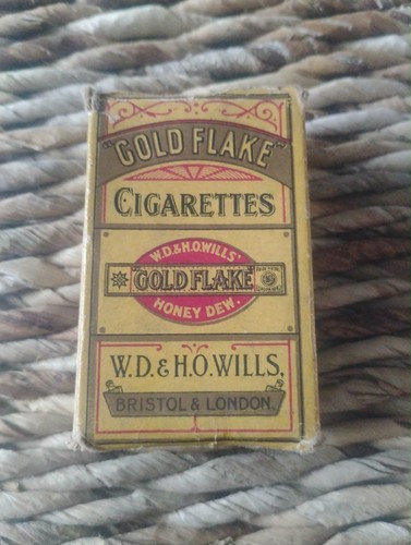 Old cigarette packet gold - cigarette,