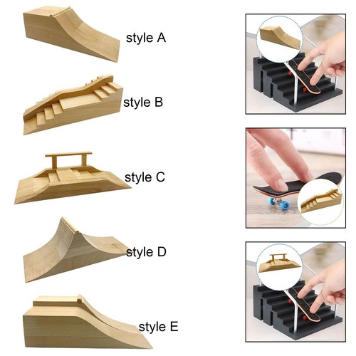Wooden fingerboard ramp - wooden, gift
