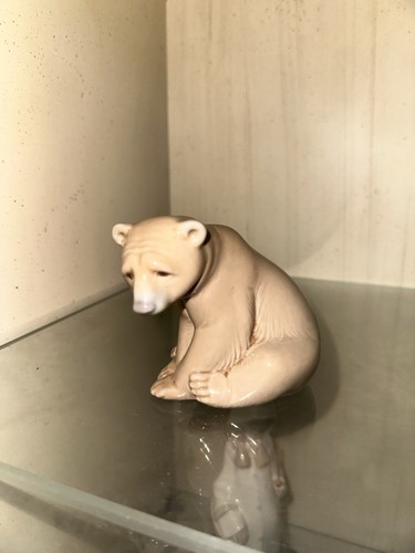 Lladro seated bear model - lladro,
