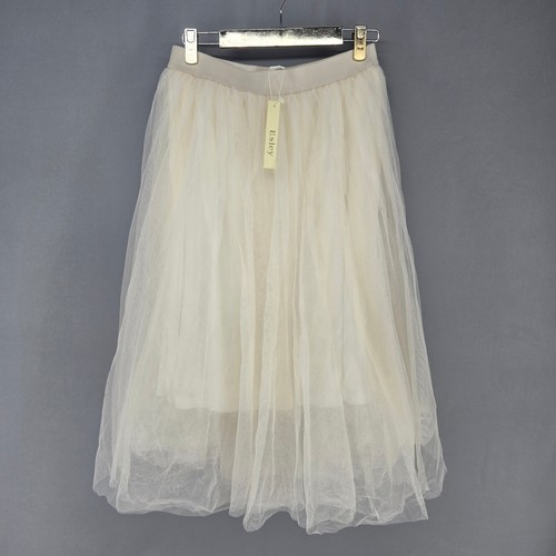 Esley tulle skirt ivory - esley,