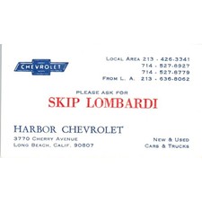 Skip Lombardi Harbor Chevrolet