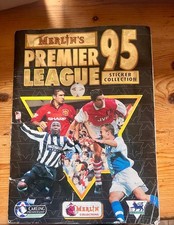 MERLIN PREMIER LEAGUE 1995 FOOTBALL SOCCER STICKER ALBUM COMPLETE ALL STICKERS