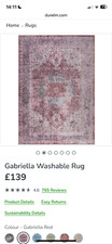 Only slightly used! Dunelm Rug
