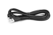 2m USB Black Charger Cable for Majority Longstanton LNG-DAB-BLK DAB Radio