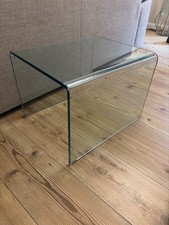 Modern Bent Glass Coffee Side