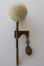 Vintage Wooden Flagpole Ball