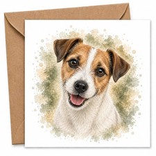 Jack Russell Terrier Card Cute