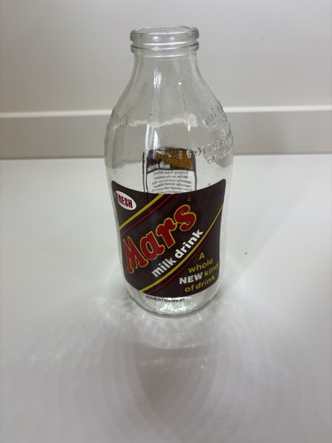 Vintage mars glass milk - mars,