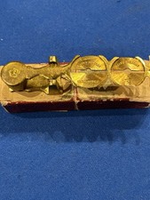 Victorian Brass Sovereign Balance Scale w/ Original Case c1880–1910 Coin Tester