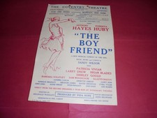 Sandra Caron The Boy Friend Roberta Huby 1960 UK Coventry Theatre Poster