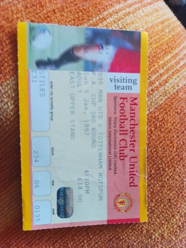 Ticket manchester united v - ticket:,