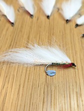 Fly Fishing ,trout flies(Pearly Anorexic Zonker) X 12 Barbless,🆕🧵🧵