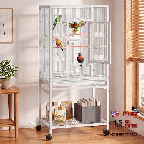 Pure white metal bird - white,