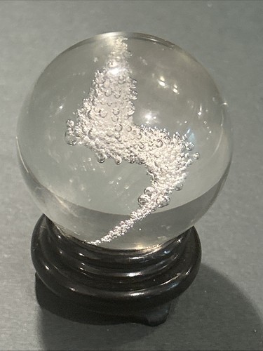 Art glass marble - sphere, round