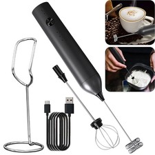 Mini Electric Whisk Powerful Milk Frother Handheld Drink Mixer Small Hand Mixer