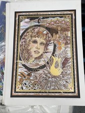 Signed MELANIE TAYLOR Kent CAROUSEL FANTASIA Serigraph Art 1980