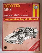 Haynes Toyota MR2 1985-87 All